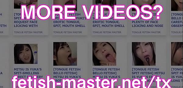 trendsJapanese Asian Tongue Spit Face Nose Licking Sucking Kissing Handjob Fetish - More at fetish-master.net